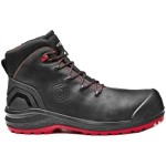 BASE Be-Uniform Top S3 HRO CI HI SRC Work Safety Boots Black-Red Water-Resistant - Ankle Support Safety Boots