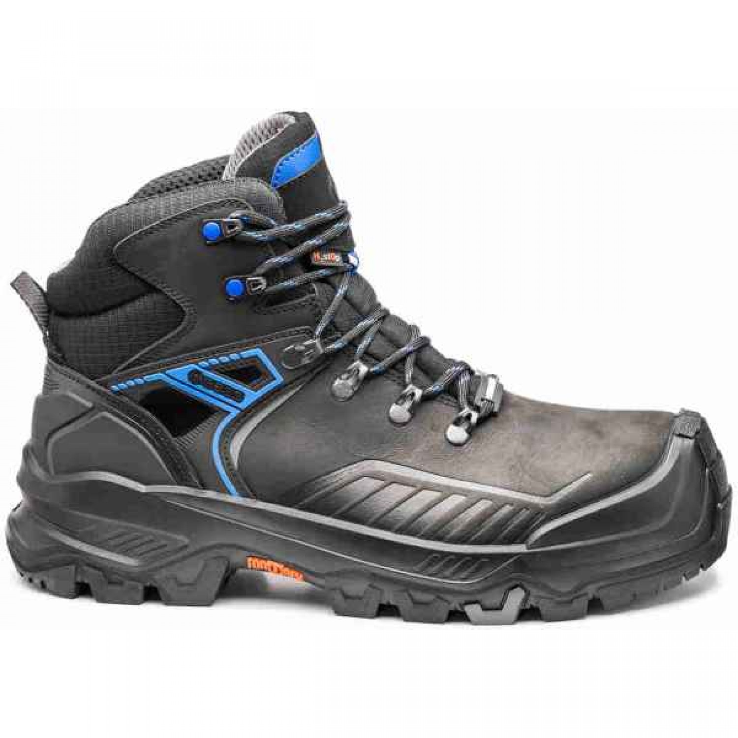 BASE T-Fort Mid S7S HRO CI HI LG FO SR Safety Ankle Boots Waterproof Black-Blue Unisex - Ankle Support Safety Boots