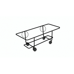 Metalic Plant Caddies on Wheels  for Window Boxes 35x22x25cm      |kipogeorgiki.live