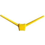 ANGELIS Head Yellow Plastics 2-Ends for Harvesters KOUPEPE ANGELIS Head Yellow Plastics 2-Ends for Olive Harvesters KOUPEPE - Harvester Replacements