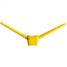 ANGELIS Head Yellow Plastics 2-Ends for Olive Harvesters KOUPEPE - Harvester Replacements