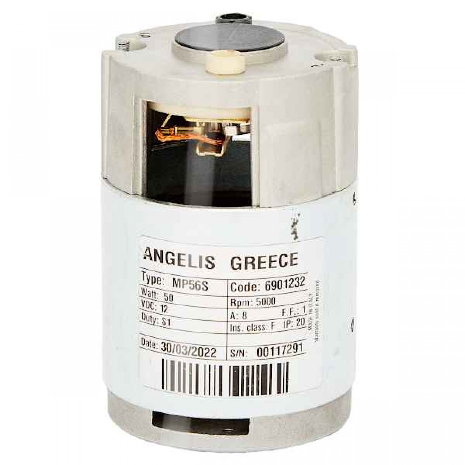 ANGELIS 1 Motor 12V for Koupepe Olive Harvester ANGELIS 1 Motor 12V for Koupepe Olive Harvester Spare Part - Harvester Replacements