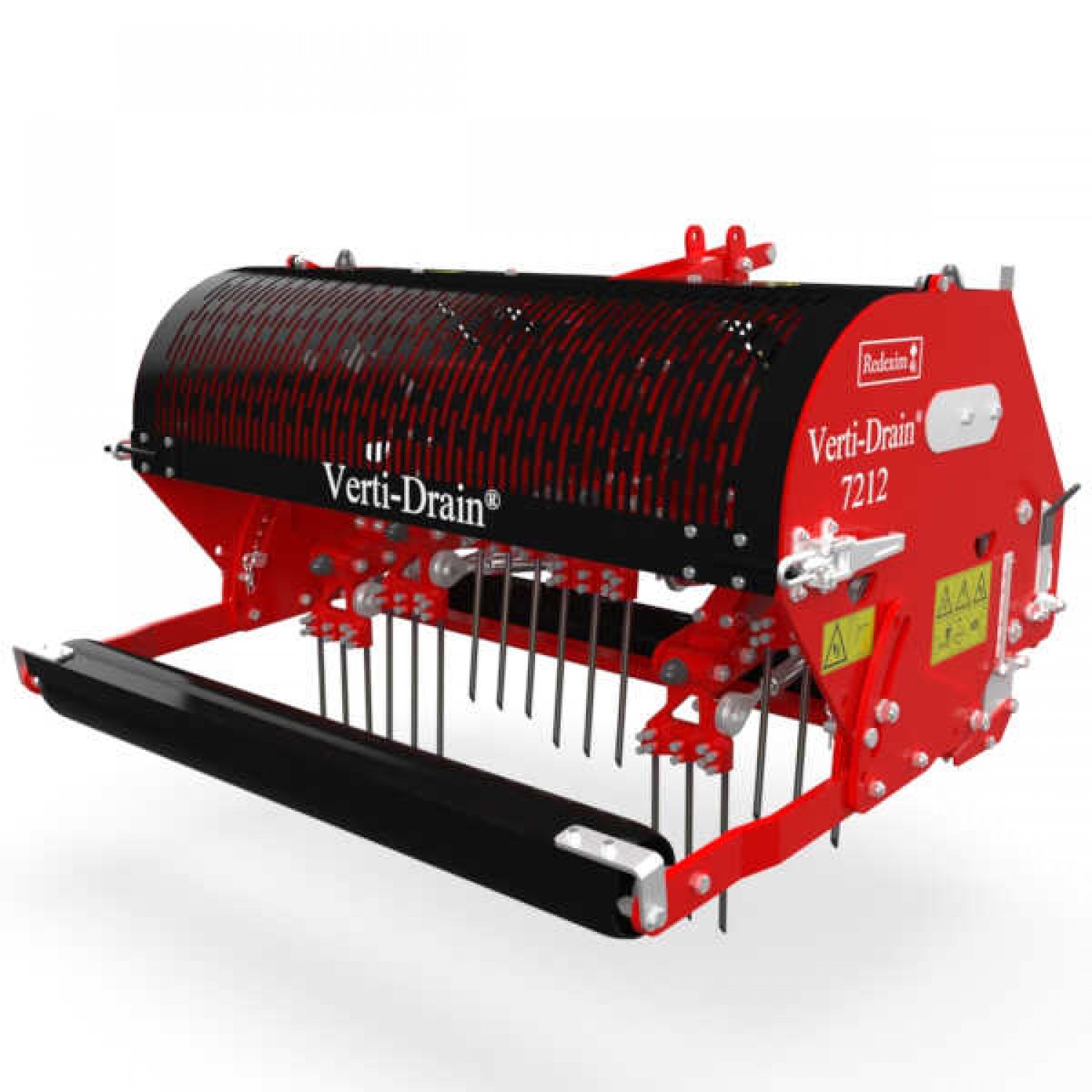 Redexim VERTIDRAIN 7212 Deep Aerator 1.2m-25cm Tractor Mounted - Tractors Attachment & Accessories, Aerators