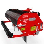 Redexim VERTIDRAIN 7215 Deep Aerator 1.56m-25cm Tractor Mounted - Tractors Attachment & Accessories, Aerators