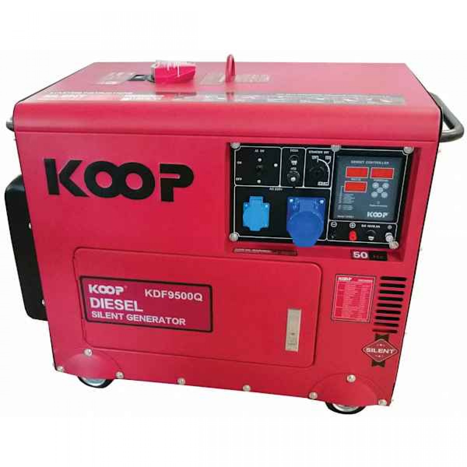 Koop KDF 9500 Q Diesel Generator 8.3KVA Single-Phase 230V/50Hz-Starter-Battery-AVR - Gaz Petrol Generators