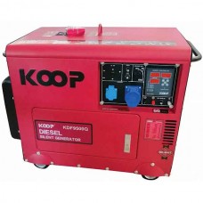 Koop KDF 9500 Q Diesel Generator 8.3KVA Single-Phase 230V/50Hz-Starter-Battery-AVR - Gaz Petrol Generators