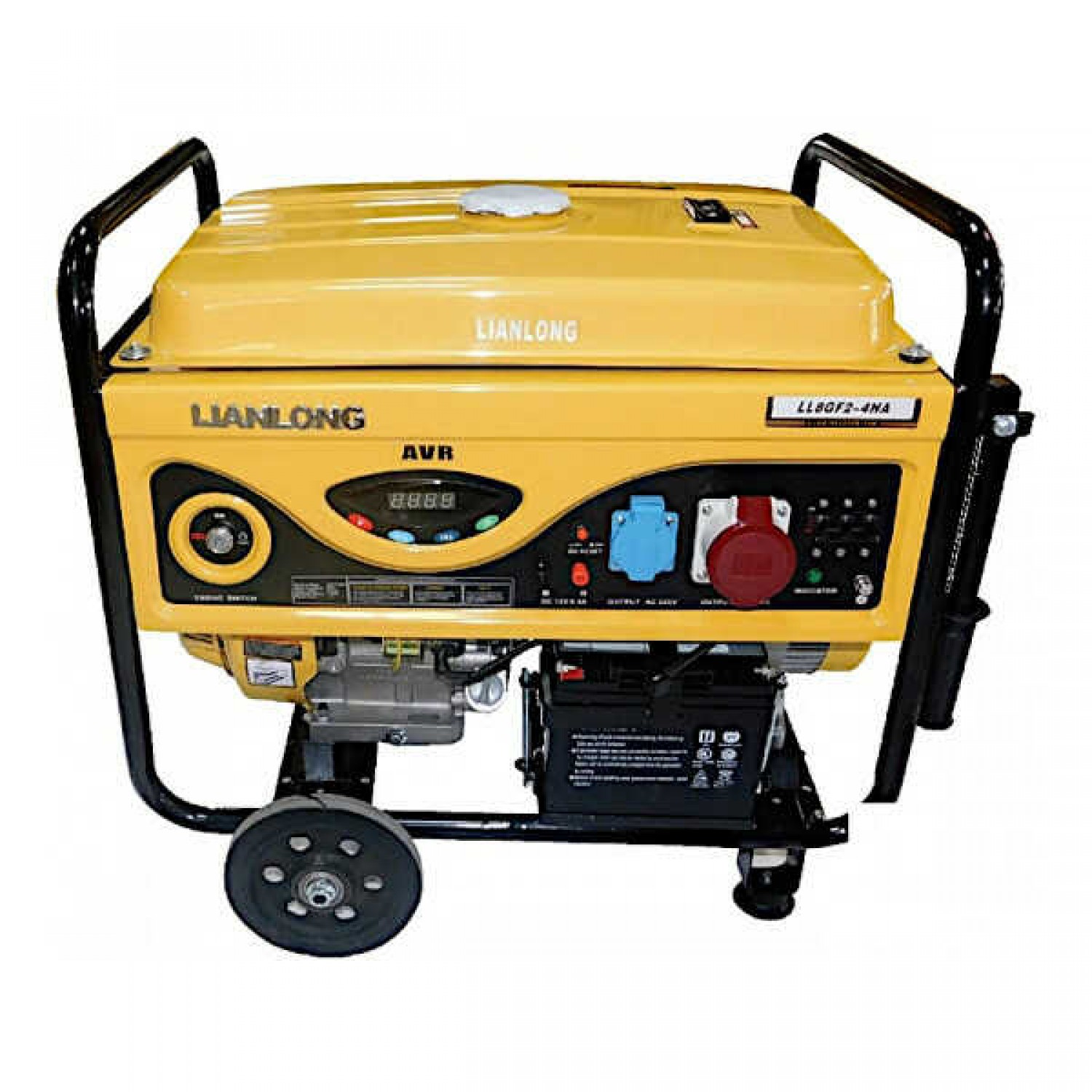 Τριφασική Γεννήτρια Βενζίνης LL 8GF2-4HA-8KVA AVR Lian Long Τριφασική Γεννήτρια Βενζίνης LL 8GF2 - 4HA - 8KVA/380Volt & AVR-Ρόδες-Μίζα-Μπαταρία Τετράχρονη Lian Long