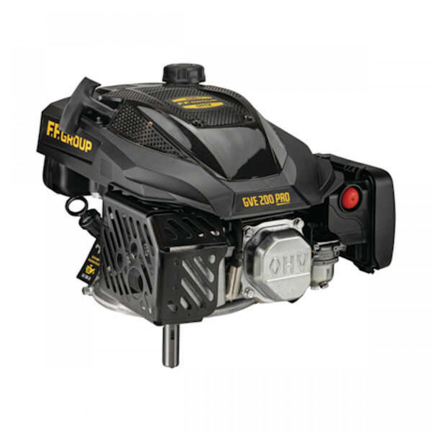 Vertical Shaft Gas Engine GVE 200 N2 PRO 6.5hp (Keyway)