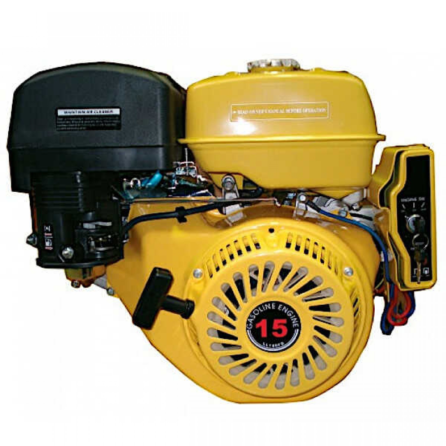 Gasoline Engine LIANLONG 190F 15hp 420cc with Starter-Keyway