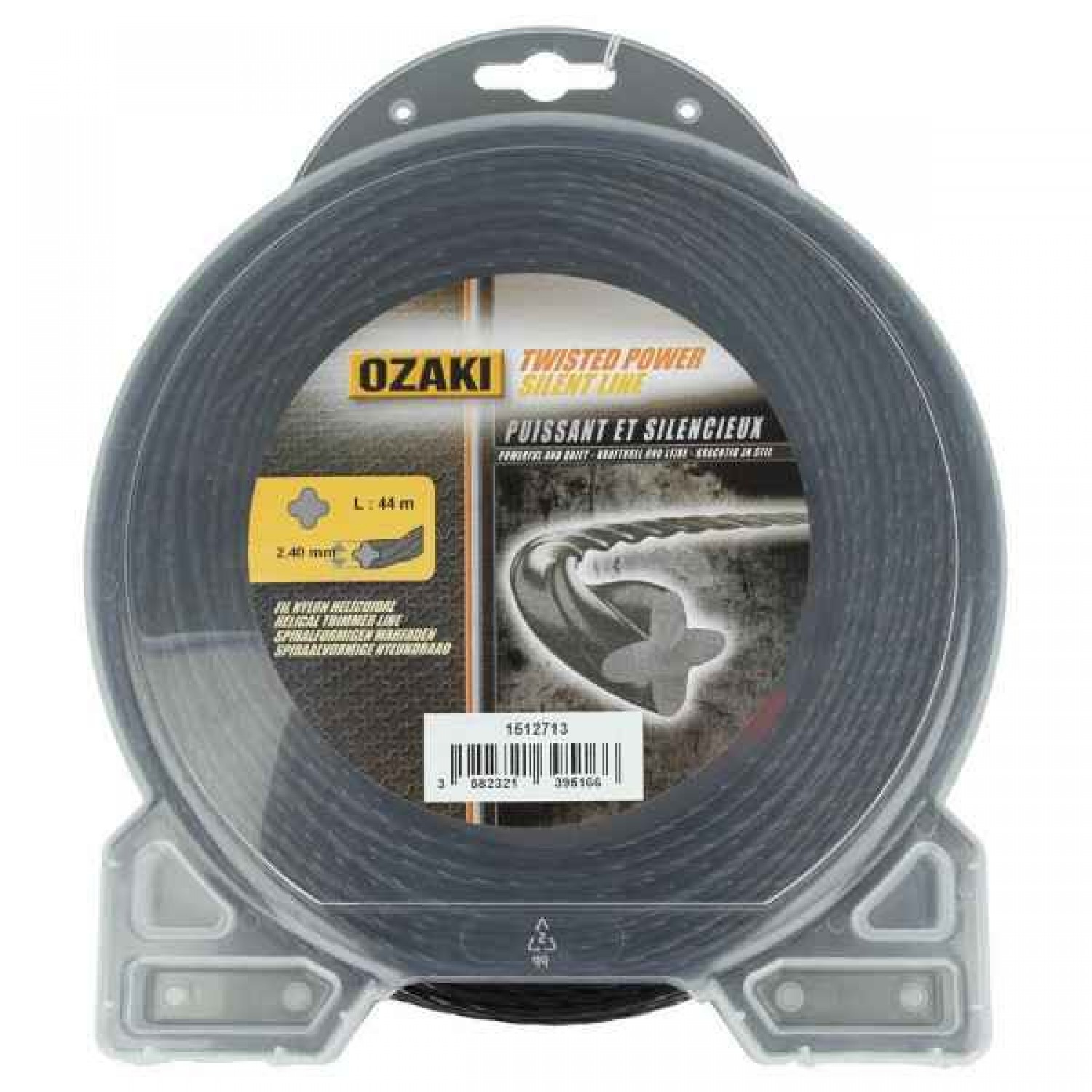 Μεσινέζα Στριφτή 2,4mm x 44m OZAKI Μεσινέζα Στριφτή 2,4mm x 44m OZAKI - Μεσινέζες Στριφτές Θαμνοκοπτικών