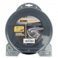 Μεσινέζα Στριφτή 3mm x 28m OZAKI - Μεσινέζες Στριφτές Θαμνοκοπτικών