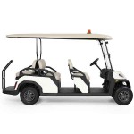 TORO Vista 6-Passenger Lithium-Ion Battery Transport Vehicle - Canopy & Windshield - Passengers Vehicles