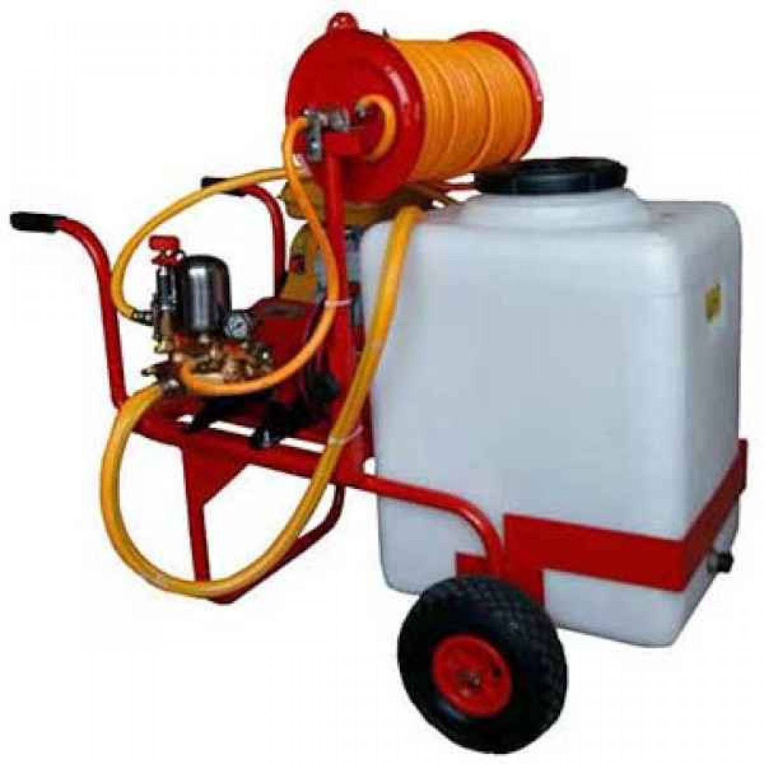 Ψεκαστικό με Ρόδες-Βυτίο 50lt 6,5hp Bypass Αντλία 22A Βενζίνης Interpower - Ψεκαστικά Βυτία Βενζίνης σε Καρότσια