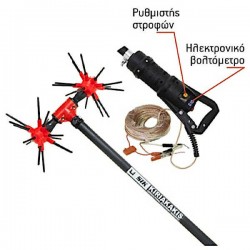 SIK POWER DC PRO Βέργα Carbon 2x16 Ραβδάκια 12VDC Μοτέρ