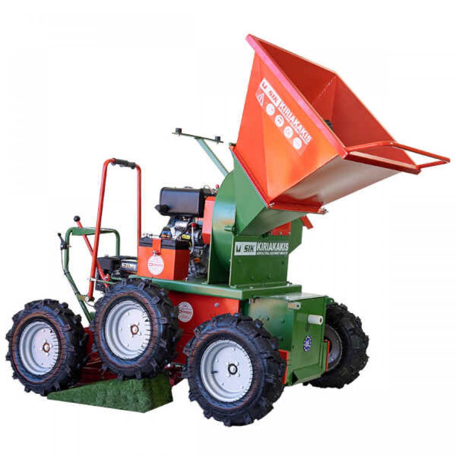 SUPERPOWER SIK 6x6 Κλαδοφάγος DIESEL 15Hp-ROBIN EX21 7Hp