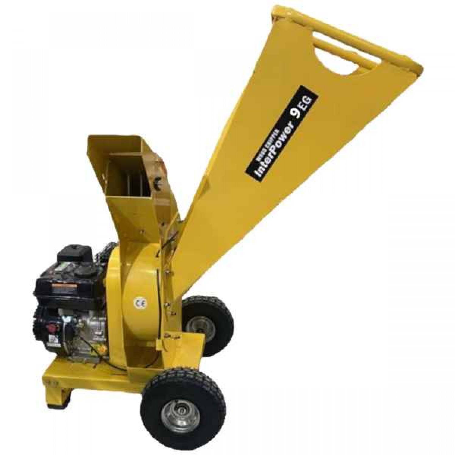 Interpower 7EG 7HP Petrol Shredder-Wood Chipper 2 Blades on Disc - Shredders & Wood Chippers