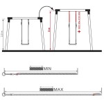 Adjustment Rope 100cm with Metal Rings & Eights KBT Adjustment Rope 100cm with Metal Rings & Eights KBT - Ropes for Swings