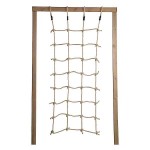 KBT Childrens Wooden Climbing Net 75x200cm with Rope KBT Childrens Wooden Climbing Net 75x200cm with Rope - Kids Climbing Nets