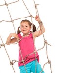 KBT Childrens Wooden Climbing Net 75x200cm with Rope KBT Childrens Wooden Climbing Net 75x200cm with Rope - Kids Climbing Nets