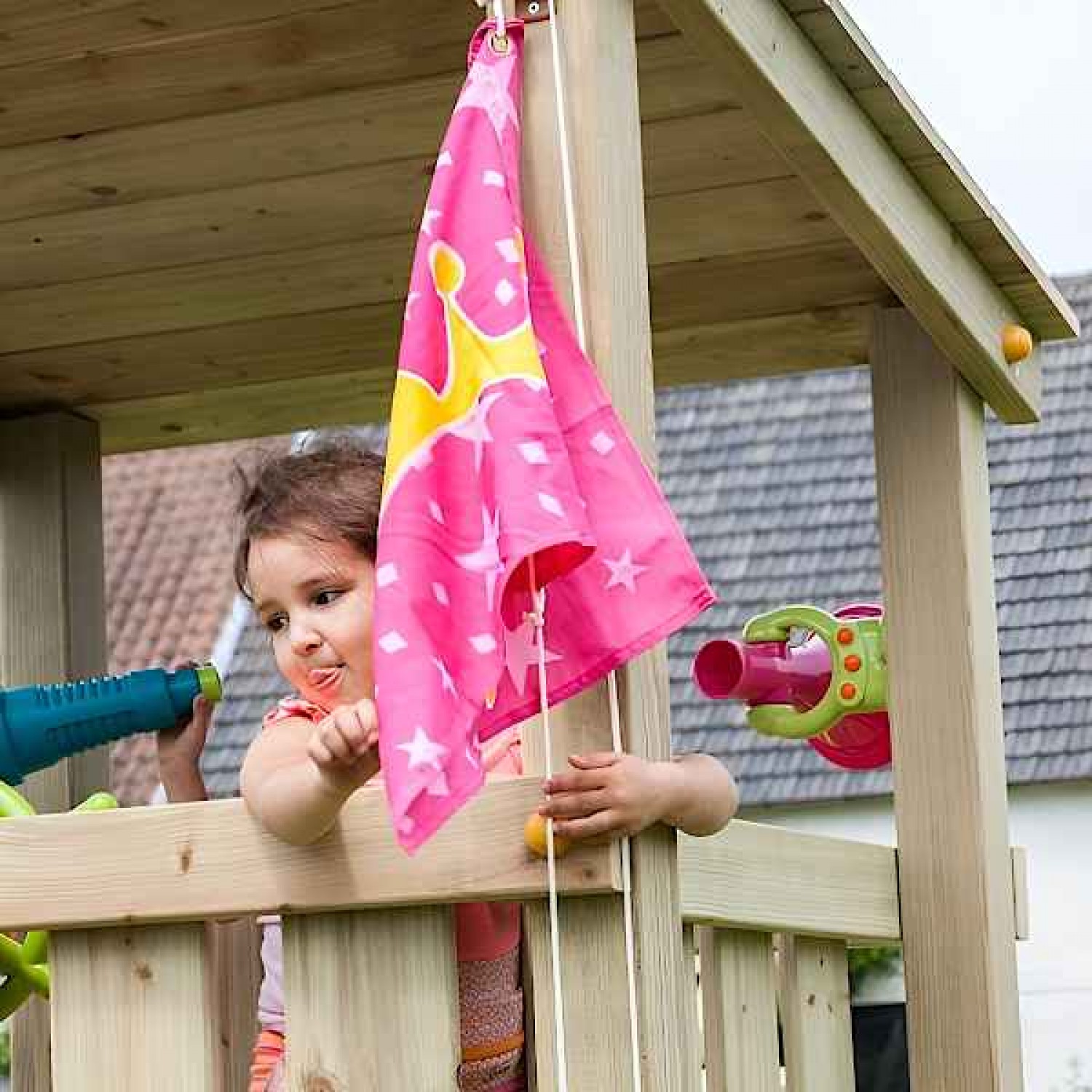 Princess Flag with Installation Set 55x45cm for Kids-KBT Princess Flag with Installation Set 55x45cm for Kids-KBT - Fantasy World for Children