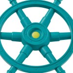 Steering Wheel Boat "Star" Turquoize-Limegreen KBT Steering Wheel Boat "Star" Turquoize-Limegreen KBT - Fantasy World for Children