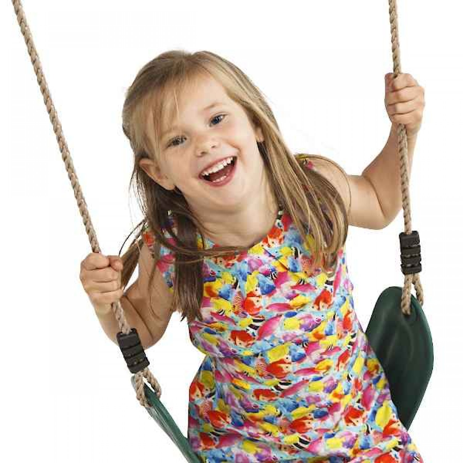 Flexible Wraparound Green Swing Seat for Childrens Flexible Wraparound Green Swing Seat for Childrens - Kids Plastic Swings