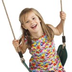 Flexible Wraparound Green Swing Seat for Childrens Flexible Wraparound Green Swing Seat for Childrens - Kids Plastic Swings