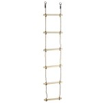 6 Climbing Steps Wooden Children's Rungs Rope Ladder 6 Climbing Steps Wooden Children's Rungs Rope Ladder - Childrens Climbing Ladders & Nets