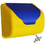 Children's Mailbox-Letter Box Yellow-Blue 14x22.6x25cm - Playground Equipment Children's Mailbox-Letter Box Yellow-Blue 14x22.6x25cm - Fantasy World for Children
