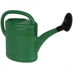Plastic Watering Can 12lt Green for Garden with Handle & Sprinkler Head MICPLAST - Watering Cans