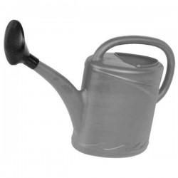 Plastic Watering Can 6lt Grey for Garden with Handle & Sprinkler Head MICPLAST - Watering Cans