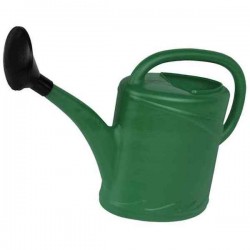 Plastic Watering Can 6lt Green for Garden with Handle & Sprinkler Head MICPLAST - Watering Cans