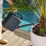 MOJA Garden Plastic Watering Can 5lt Slate 44x14x29cm with Handle by Lechuza - Watering Cans