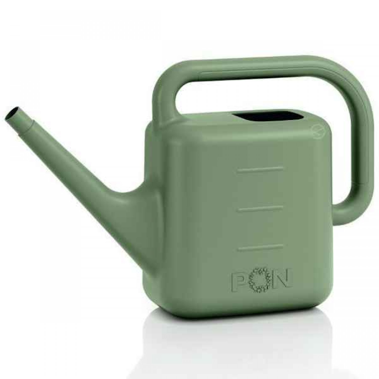 MOJA Garden Plastic Watering Can 5lt Reed Green 44x14x29cm with Handle by Lechuza - Watering Cans