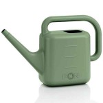 MOJA Garden Plastic Watering Can 5lt Reed Green 44x14x29cm with Handle by Lechuza - Watering Cans