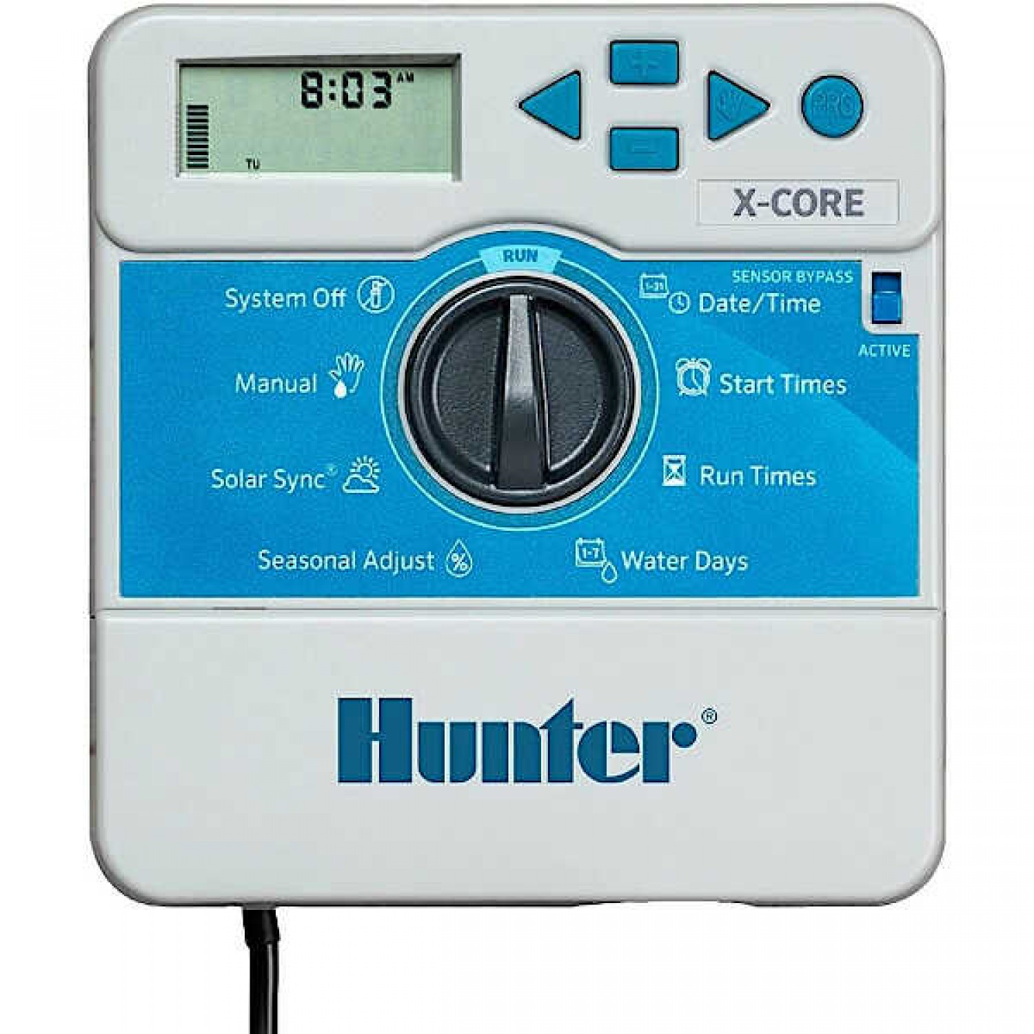 Hunter XC 601i-E Automatic AC Powered Irrigation Controller 6-Station Indoor - Irrigation Controllers Hunter XC 601i-E AC Powered Irrigation Controller 6-Station