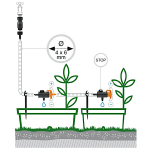 Drip Irrigation Balcony Set for 12 Pots-Planters by GF Drip Irrigation Balcony Set for 12 Pots-Planters by GF - Watering & Irrigation Kits & Sets