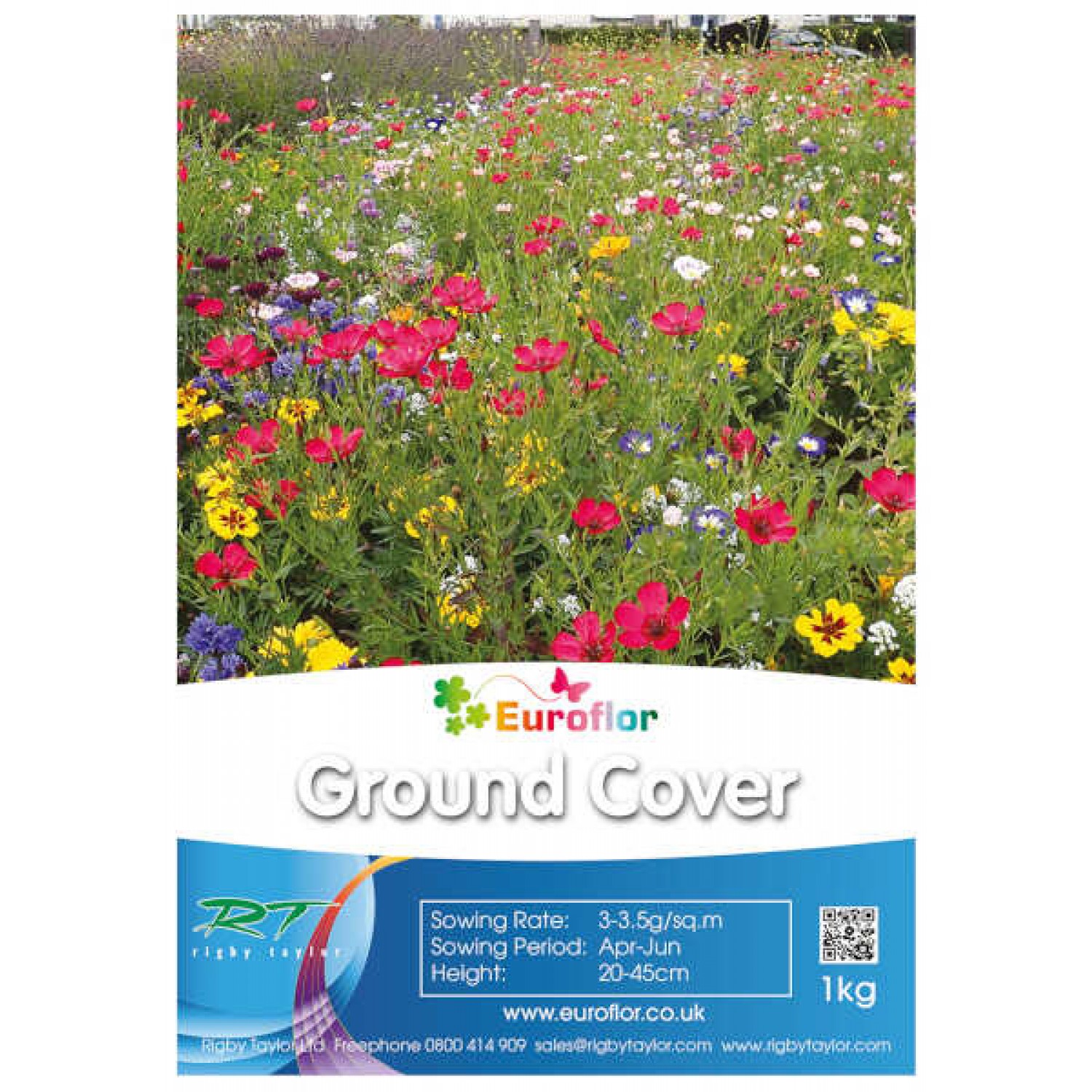 EUROFLOR Ground Cover 1kg Seeds Mixture for Urban Meadows