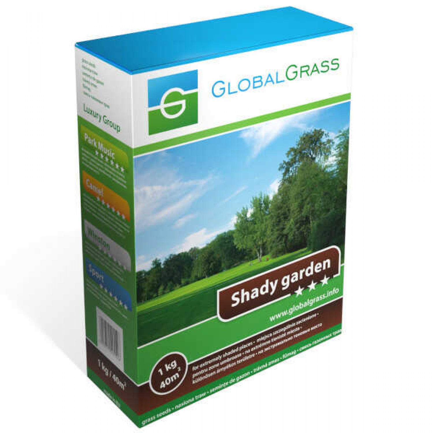 Shady Garden Grass 1kg Mixture Seeds - GLOBAL GRASS Turf Grass Seeds Shady Garden Grass 1kg Mixture Seeds - GLOBAL GRASS