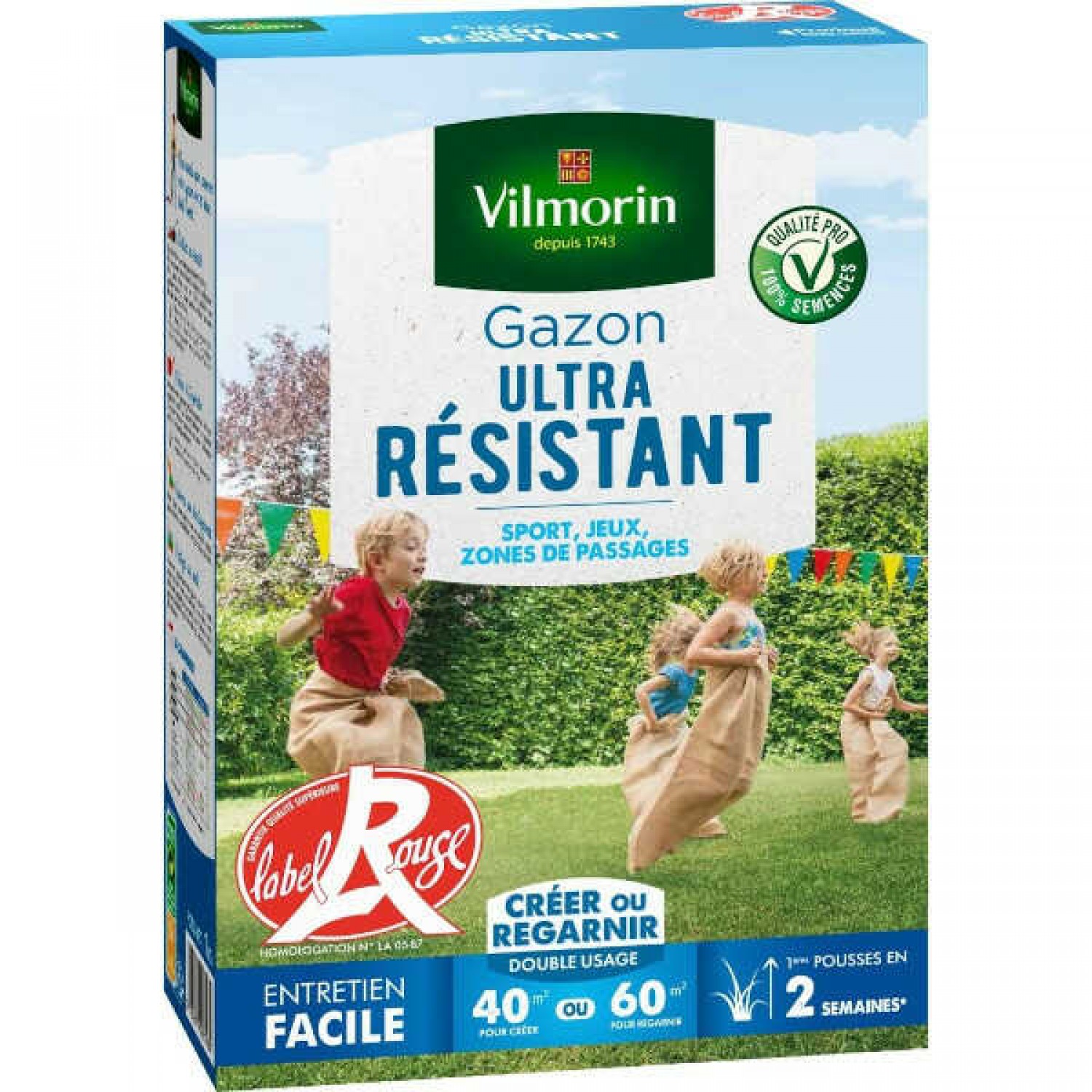 Σπόροι Γκαζόν Γηπέδων 1Kg VILMORIN - Μίγμα Σπόρων | Σπόροι Χλοοτάπητα VILMORIN Σπόροι Γκαζόν Γηπέδων 1Kg VILMORIN - Μίγμα Σπόρων