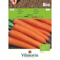 Βιολογικοί Σπόροι Καρότο Bio Nantes 955 VILMORIN | Κηπογεωργική