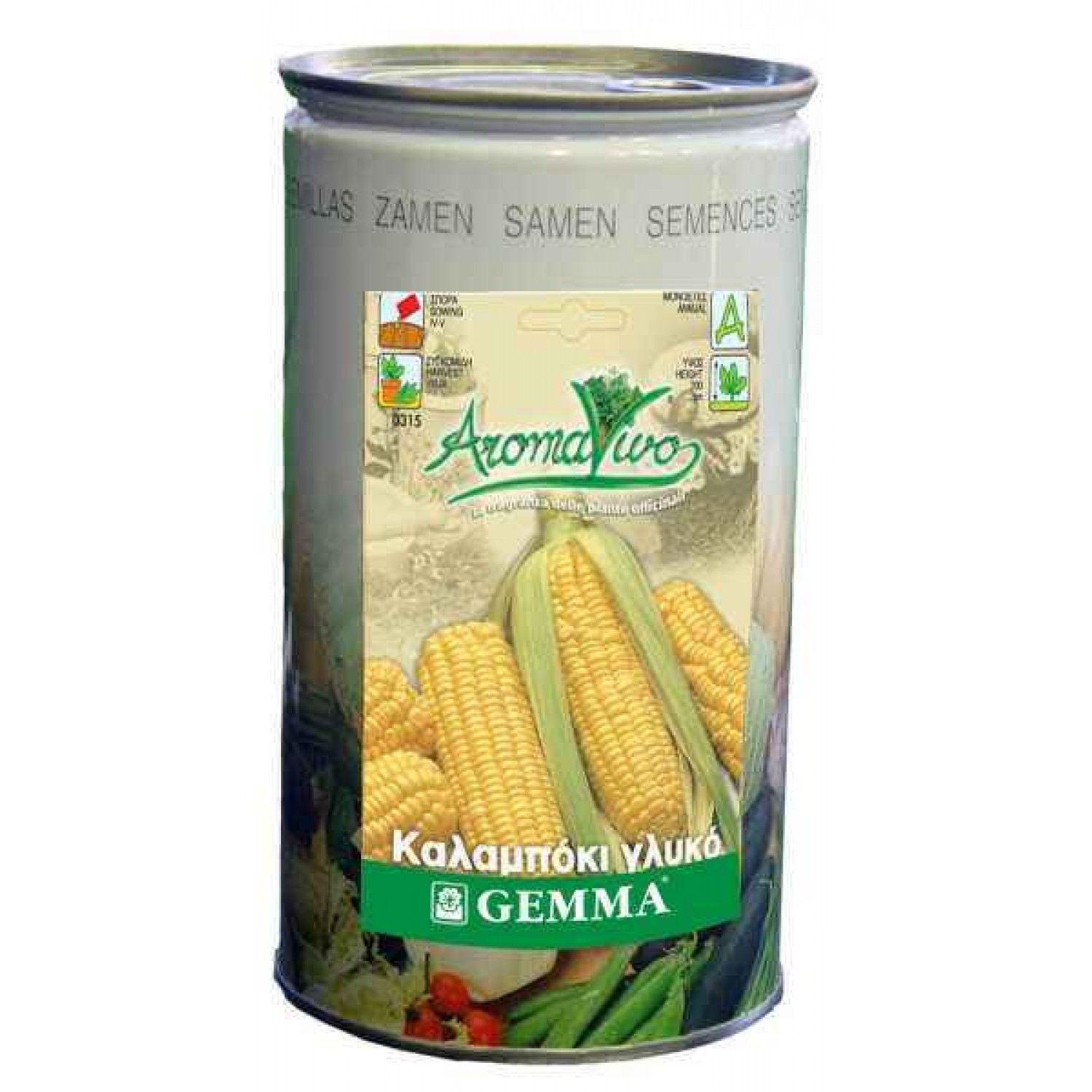 Corn Seeds R0315C 0.5kg Canned (Zea mays)-Gemma Sweet Corn R0315C 0.5kg Canned Seeds (Zea mays) - Seed for Corns by Gemma