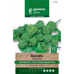 Βρούβα-Μπροκολέτο 10g Σπόροι-Brassica rapa cymosa Quarantina