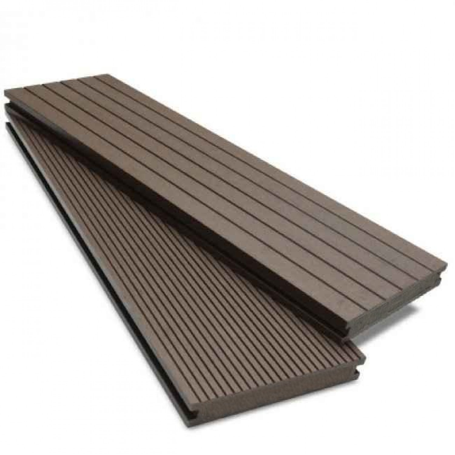 Solid End Cover WPC 1,2x7,2x390cm Dark Brown Fence - Deck | Kipogeorgiki