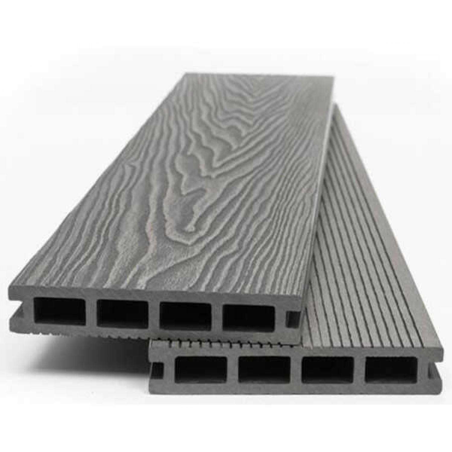Σανίδα WPC Δαπέδου 2 Όψεων 2,5x14,6x360cm LIGHT GREY 80180