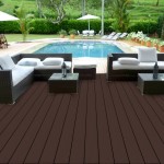WPC Decking Board DARK BROWN 2.5x14.5x360cm Double Sided