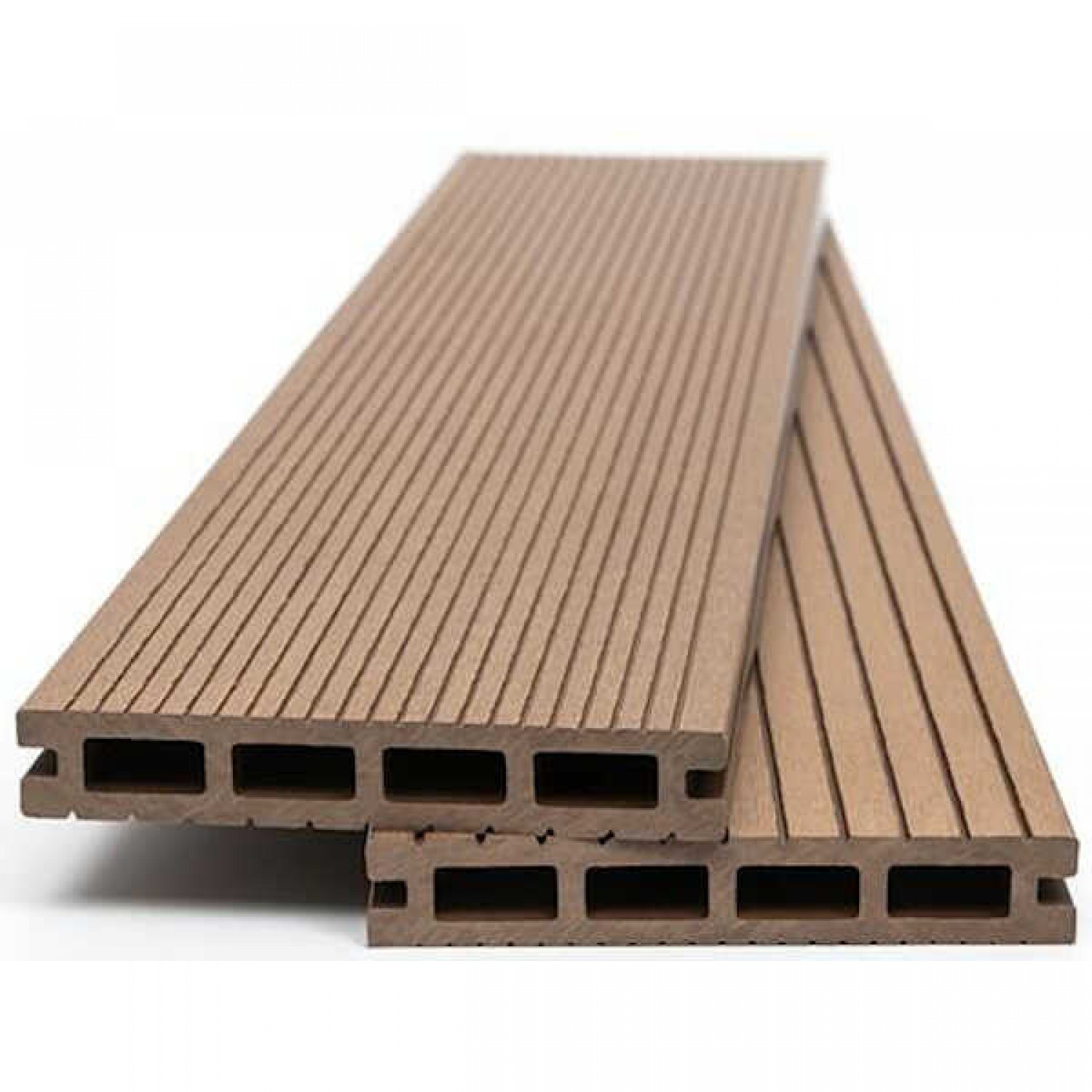 WPC Decking Board TEAK 2.3x14x360cm Double Sided