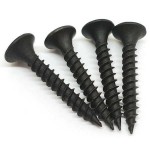 Βίδα Inox Μαύρη 4x35mm για WPC Κλιπ - Ανοξείδωτες Βίδες WPC Κλιπς
