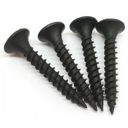 Βίδα Inox Μαύρη 4x35mm για WPC Κλιπ - Ανοξείδωτες Βίδες WPC Κλιπς