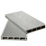 3D WPC Decking Board 2.5x15x360cm Light Grey - Boards for Deck